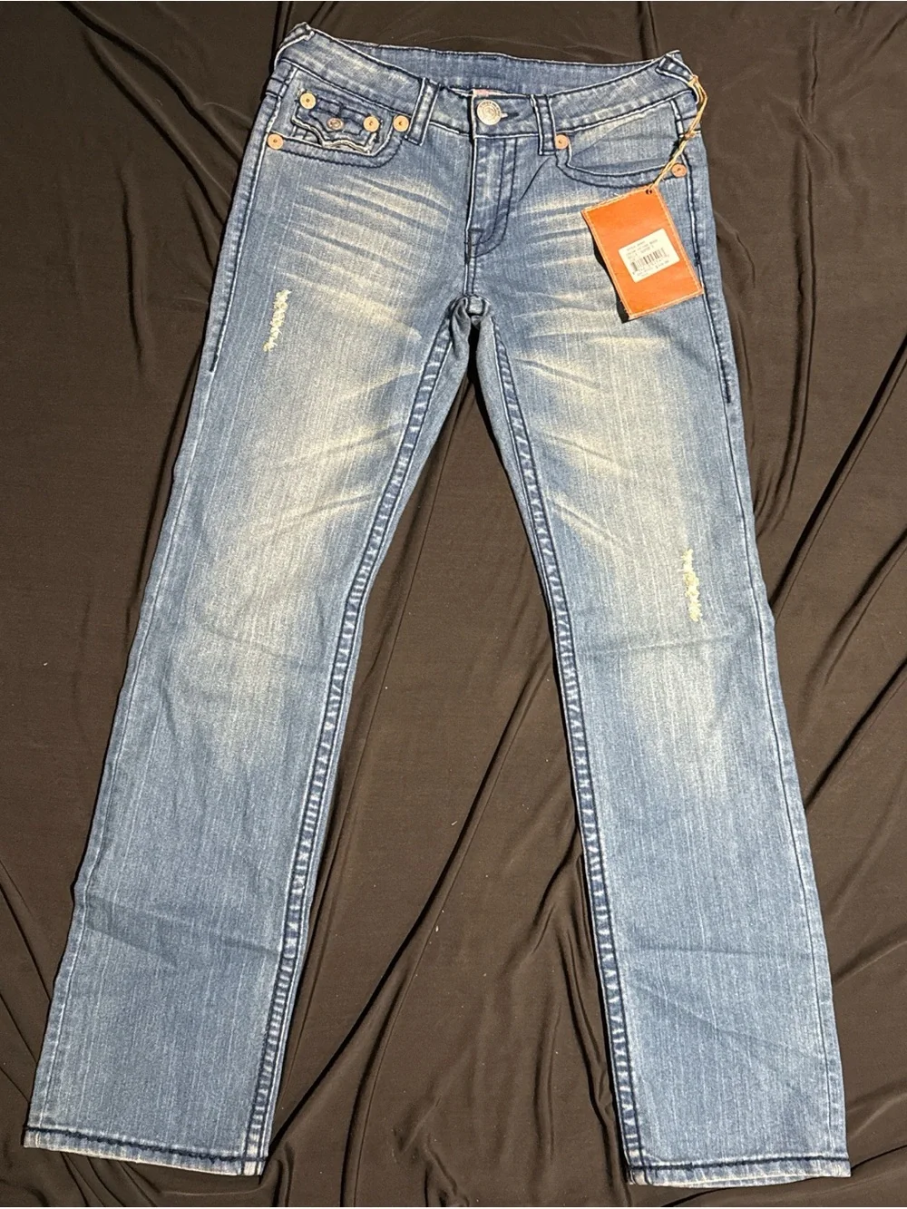 New Men’s True Religion Geno Relaxed Denim Italian Jeans Size 29